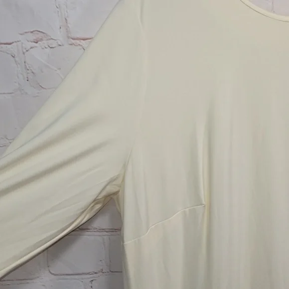 GooGoo Bar III Ruffled Two Tiered Mini Dress Sugar Cream Womens Size 2x NWT - Picture 3 of 16